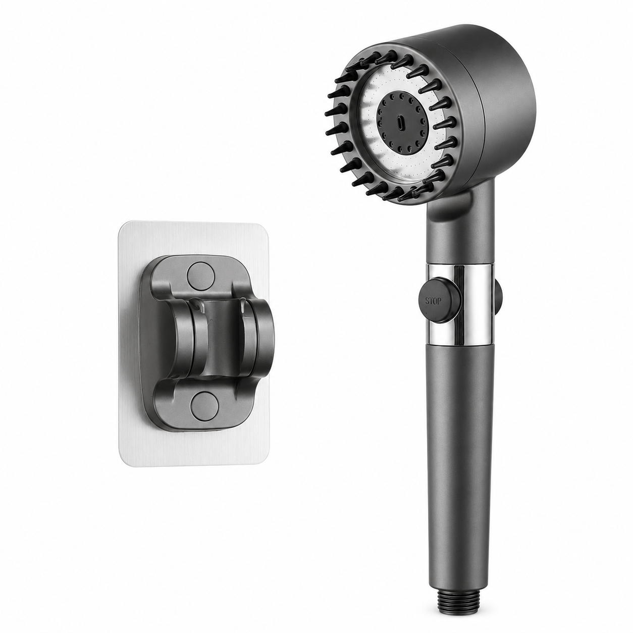 Purl™ Filtered Shower Head — High-Pressure Boost + Hard Water Filter