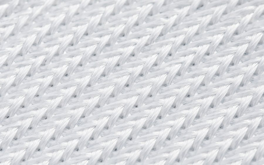 White PP cotton filter fibre weave